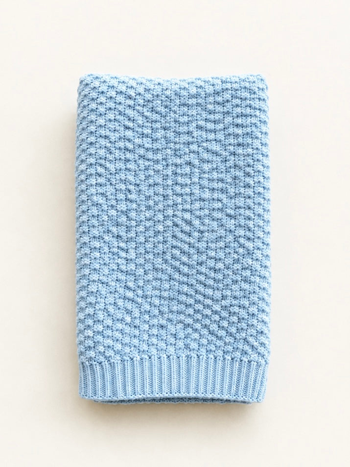 Weiche Baby Bambusdecke – Light Blue