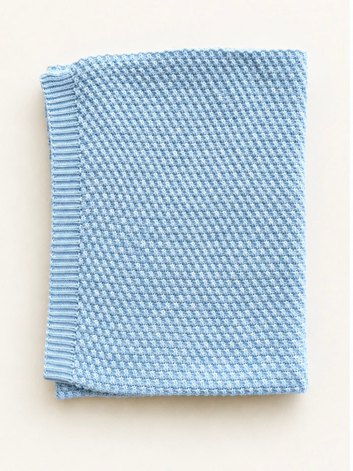 Weiche Baby Bambusdecke – Light Blue