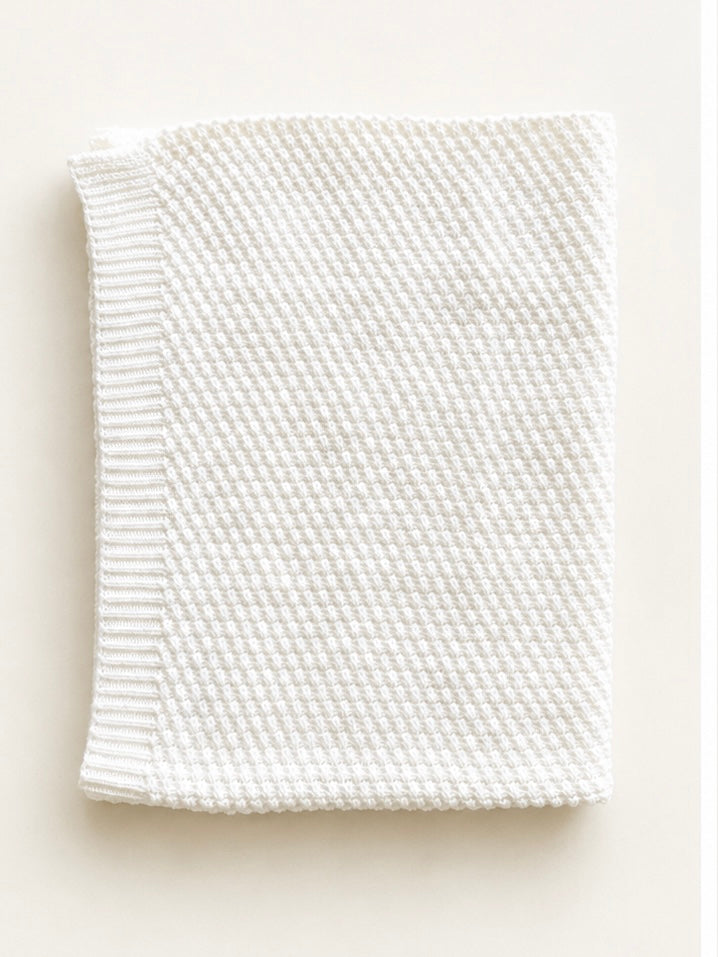 Weiche Baby Bambusdecke – Ecru
