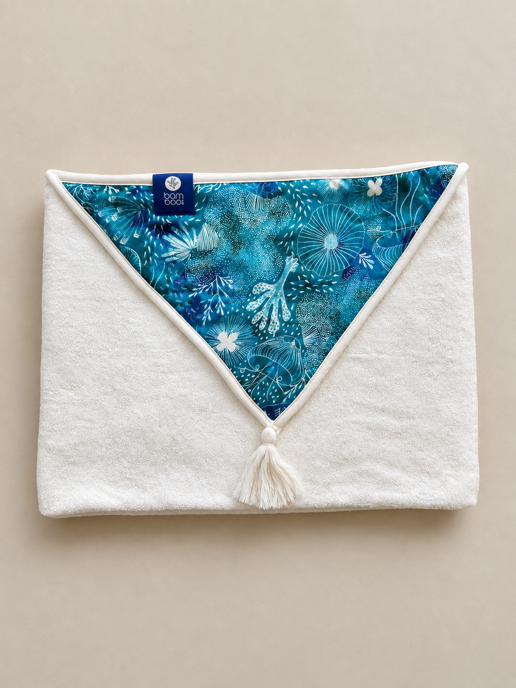 Bamboo-Badetuch mit Kapuze – Ocean