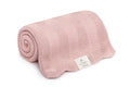 Bambus-Babydecke - Powder Pink